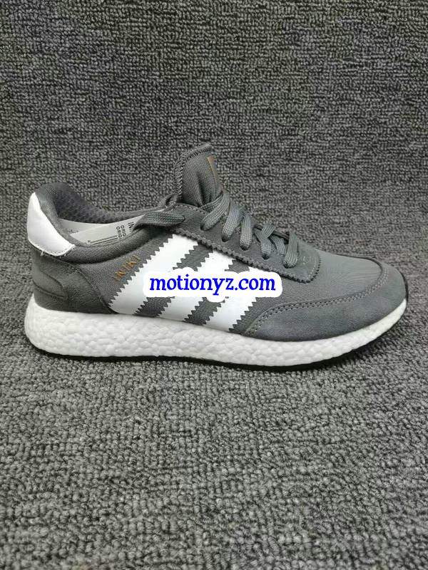 Real Boost Adidas Iniki Runner Boost Grey White